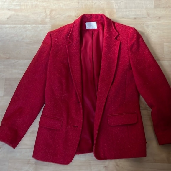 VTG Pendleton red wool blazer, size 2-6 - Picture 1 of 4